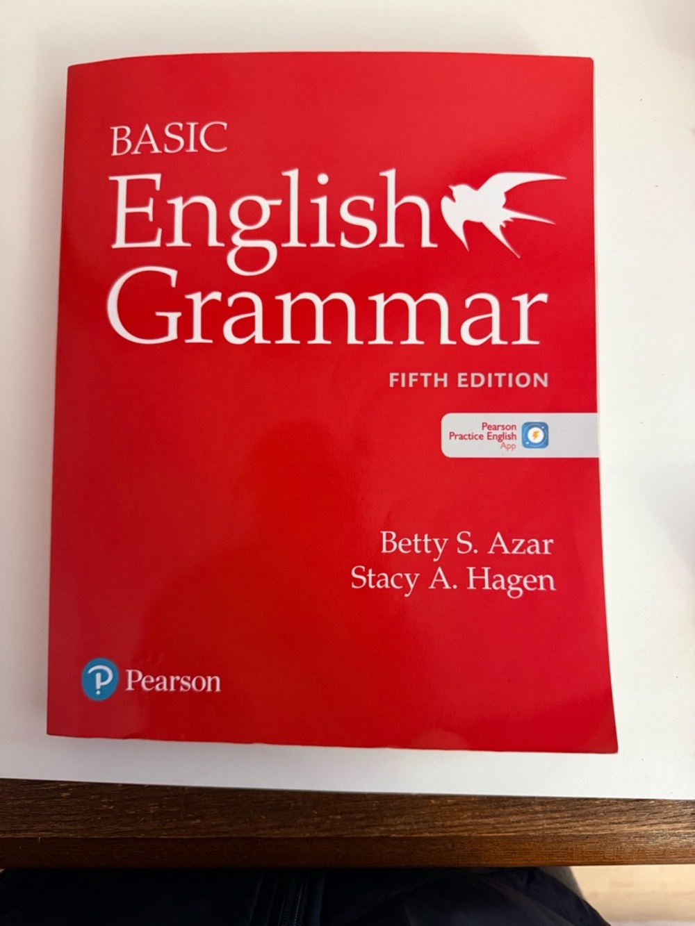 Pearson Basic English Grammar Fifth Edition - Bright Red Cover